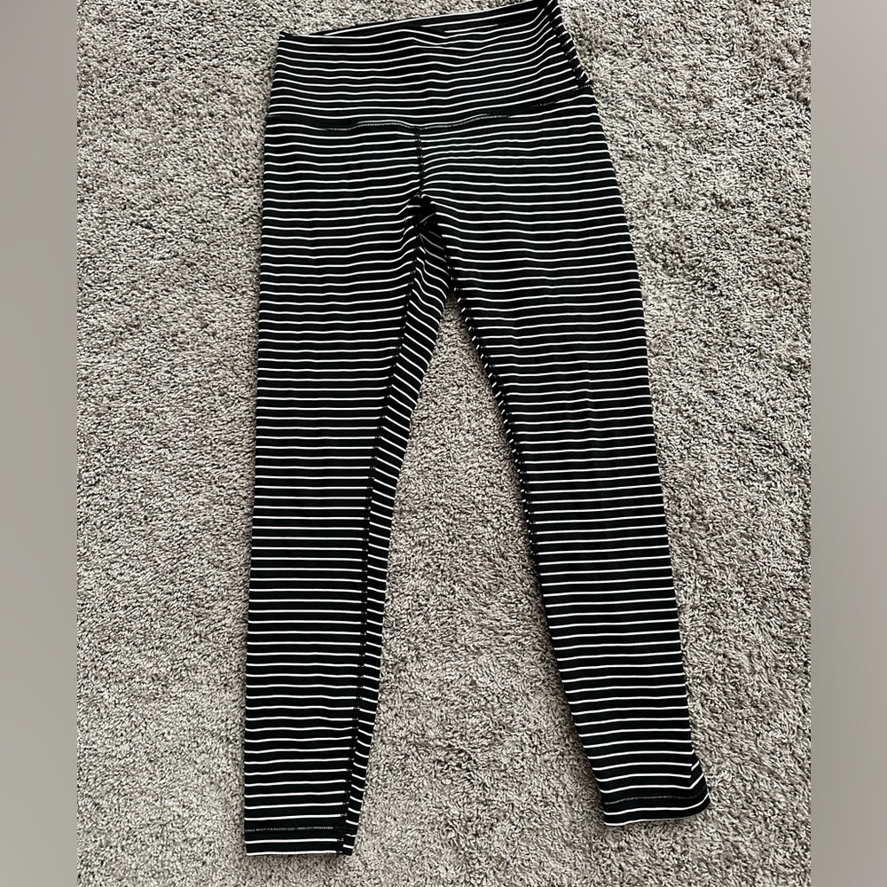 Striped Lululemon Align Leggings